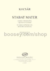 Stabat Mater - soprano & baritone solo, satb & piano (vocal score)