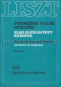Premiere valse oubliée - clarinet & piano