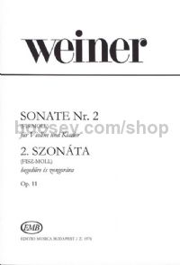 Sonata No. 2 in F# minor, op. 11 - violin & piano