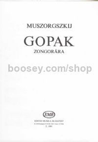 Gopak - piano solo