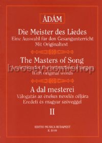 Die Meister des Liedes (A dal mesterei) II for voice & piano