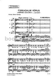 Forradalmi kórus - SATB & piano