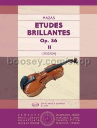 Études Brillantes Op. 36, II - violin solo