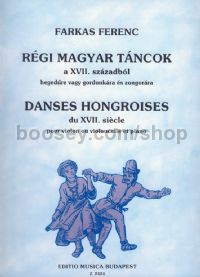 Old Hungarian Dances from the 17th Century - violin (or cello) & piano