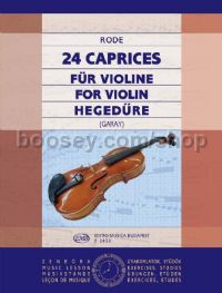 24 Caprices for violin solo