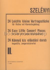 24 Easy Little Concert Pieces II for violin & piano
