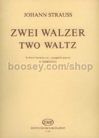 Two Waltzes for piano solo