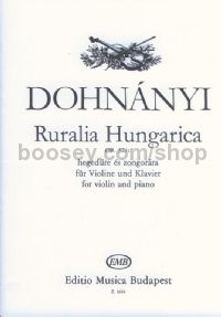 Ruralia Hungarica, op. 32/c - violin & piano