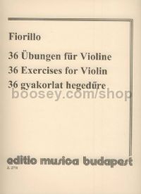 36 Exercises - violin solo