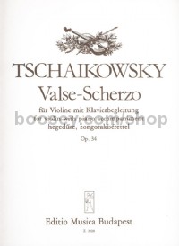 Valse-Scherzo, Op. 34 for violin & piano