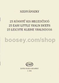 25 Easy Little Violin Duets for 2 violins