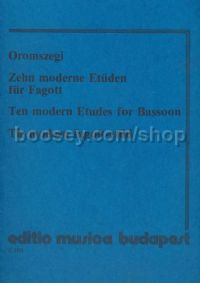 Ten Modern Etudes for bassoon solo