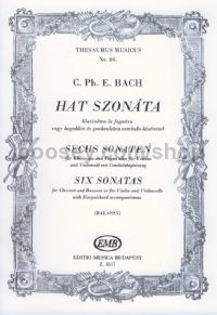 6 Sonatas - clarinet & bassoon