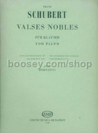 Valses nobles for piano solo