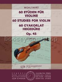 60 Studies, op. 45 for violin solo