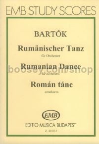 Rumanian Dance - orchestra (study score)