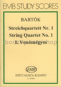 String Quartet No. 1 - string quartet (study score)