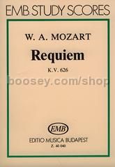 Requiem KV626 (study score)