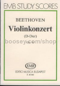 Violin Concerto in D major, op. 61 - violin & orchestra (study score)