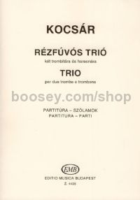 Trio - 2 trumpets & trombone (score & parts)
