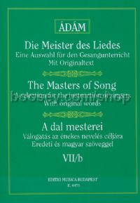 Die Meister des Liedes (A dal mesterei) VII/b - high voice & piano