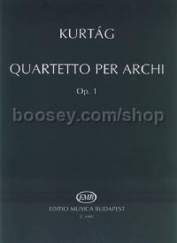 String Quartet No. 1 - string quartet (set of parts)