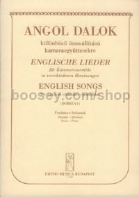 English Songs for chamber ensemble (score & parts)