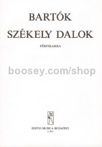 Szekely dalok - lower voices (TTBB)