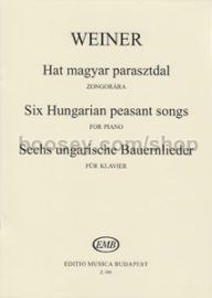 Hungarian Peasant Songs, Op. 19 - piano solo