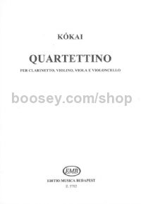 Quartettino - clarinet, violin, viola & cello (score & parts)