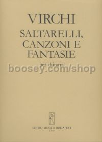 Saltarelli, Canzoni e Fantasie - guitar solo