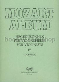 Album for Violinists Vol. 4: Adagio and Andante Movements for violin & piano