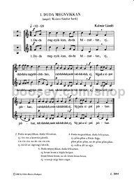 Six European Children's Songs - children's choir (2-part)
