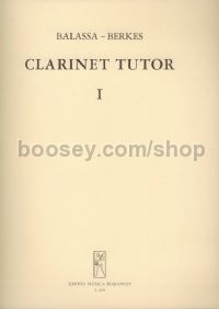 Clarinet Tutor, Vol. 1 - clarinet solo