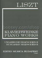 Hungarian Rhapsodies II: Nos. 10-19 for piano solo