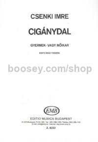 Cigánydal - upper voices (3-part)