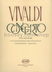 Concerto in A major, RV552 - violins & piano