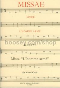 Missa L'homme armé - SATB (vocal score)