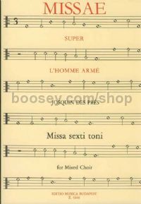 Missa L'homme armé - SSAATB (vocal score)