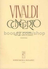 Concerto in C major, RV451 - oboe, strings & harpsichord (score)
