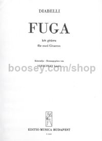 Fuga - 2 guitars (score)