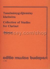Collection of Studies for clarinet solo