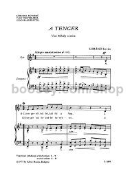 A tenger - 2-part choir & piano
