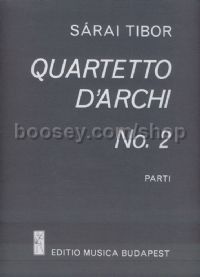 String Quartet No. 2 - string quartet (set of parts)