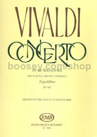 Concerto in D major, 'Il gardellino', RV428 - flute & piano