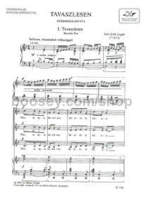 Tavaszlesen - children's choir (2-part) & piano