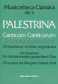 Canticum Canticorum - mixed voices (5-part)