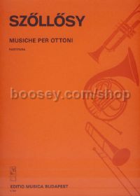 Musiche per ottoni - 3 trumpets, 3 trombones & tuba (score)