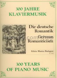 German Romanticism for piano solo