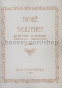 Sicilienne, op. 78 - flute & piano